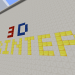 impresora 3d minecraft